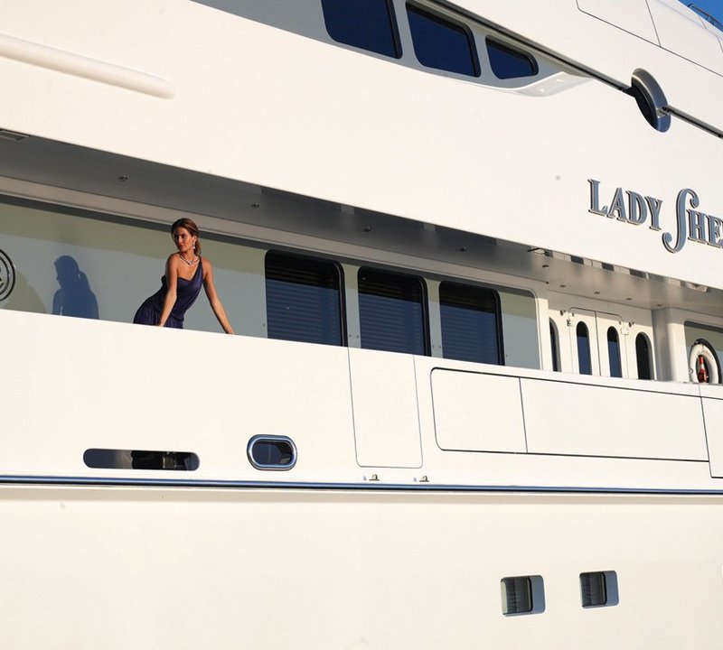 Detail External Profile On Board Yacht LADY SHERIDAN