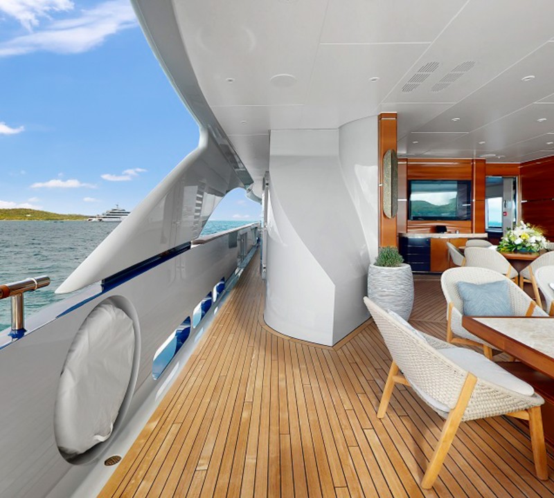 59-entertaining Area Port Side View