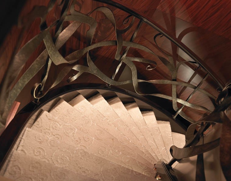 Stairway: Yacht BLUE MOON's Close Up Captured