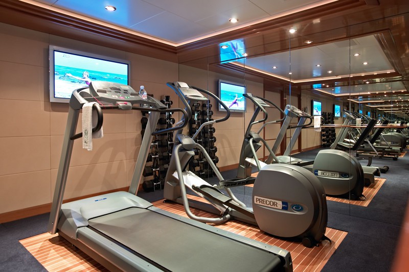 Gym Aboard Yacht BLUE MOON
