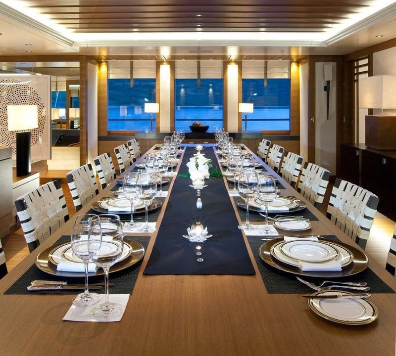 Eating/dining Zone On Yacht MARY-JEAN II