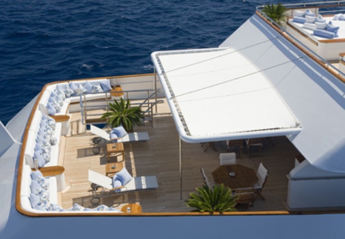 Profile Aspect: Yacht TITAN's Beach Deck Image