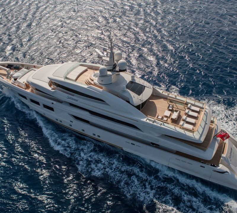 61-metre CRN Motor Yacht Saramour - Image courtesy of CRN