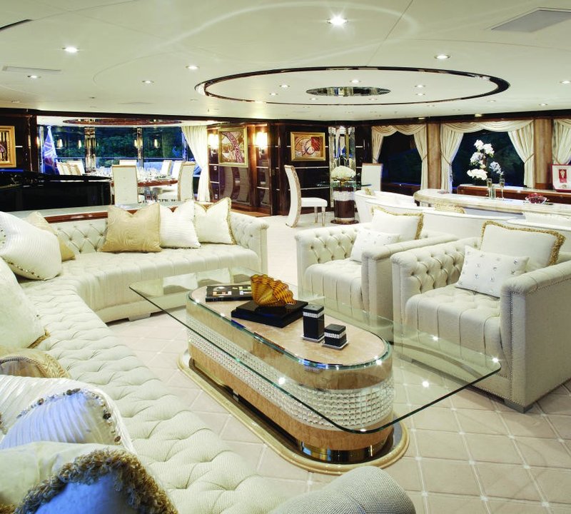 Top Saloon On Board Yacht DIAMONDS ARE FOREVER