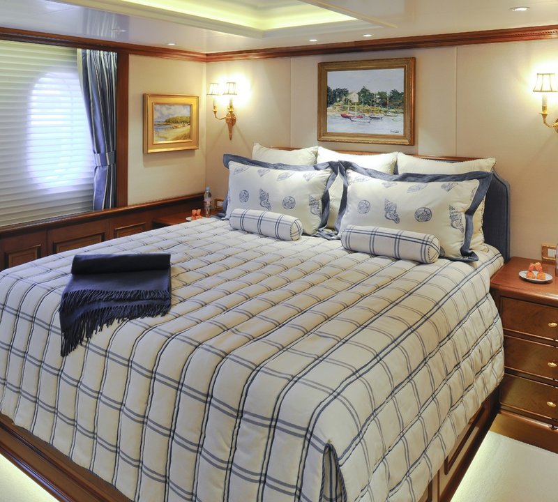 Guest's Cabin Aboard Yacht LADY KATHRYN V