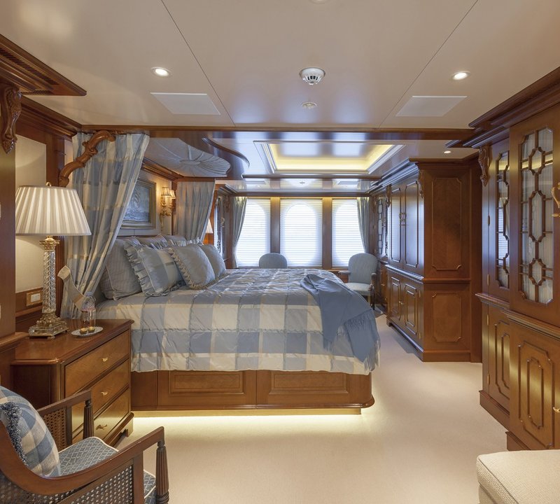 Main Master Cabin On Board Yacht LADY KATHRYN V