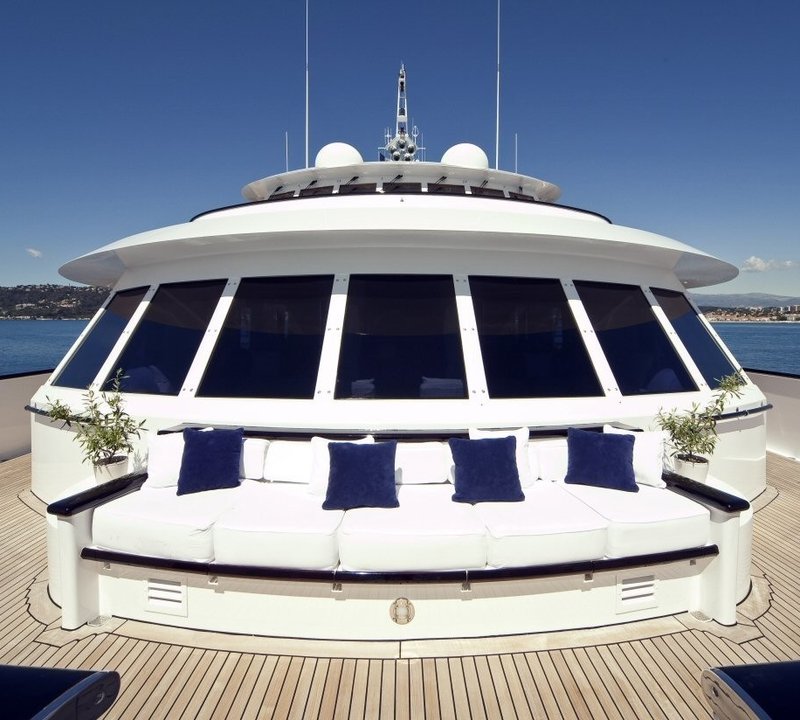Deck Sitting On Board Yacht VIRGINIAN