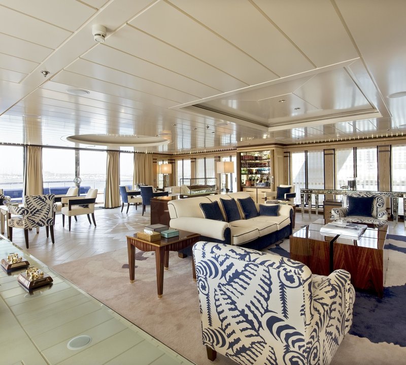 Top Saloon On Board Yacht FORCE BLUE