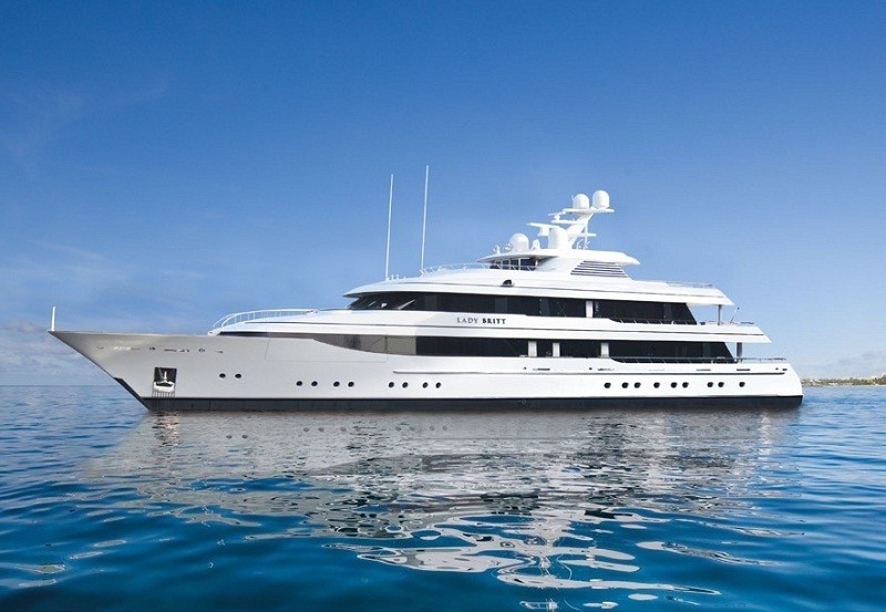 Overview Aspect Aboard Yacht LADY BRITT