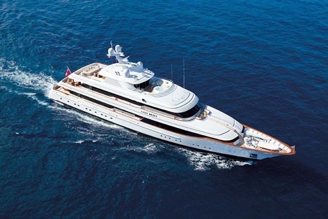 Above On Board Yacht LADY BRITT