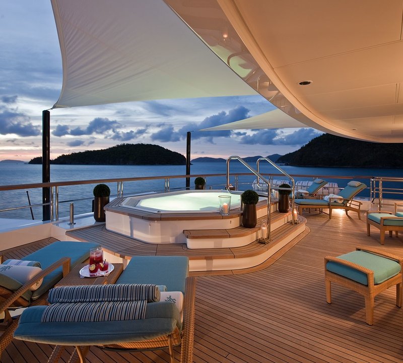 Jacuzzi Pool Aboard Yacht POLAR STAR