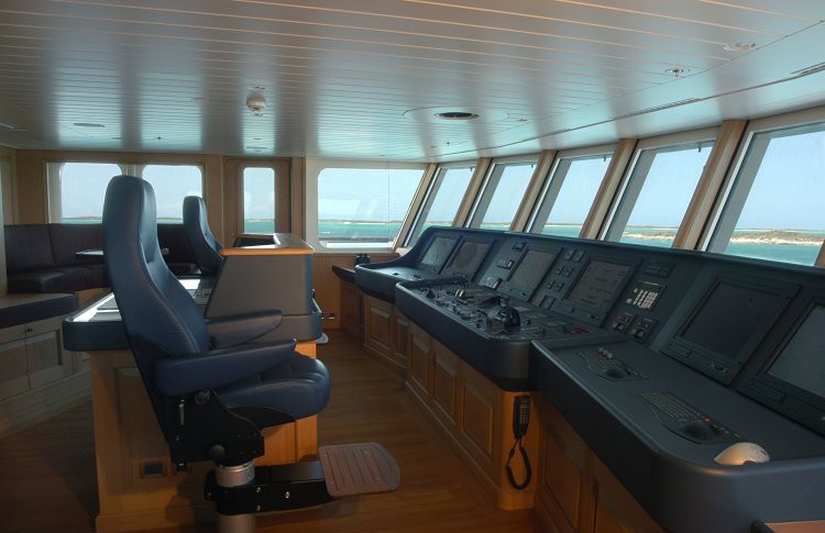 Bridgedeck On Board Yacht POLAR STAR