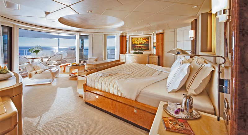 Profile Aspect: Yacht SYCARA V's Main Master Cabin Image