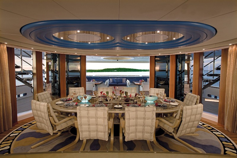 Eating/dining Saloon On Yacht SYCARA V