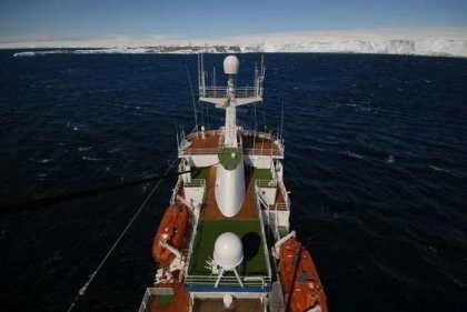 From Above Aspect Aboard Yacht SARSEN