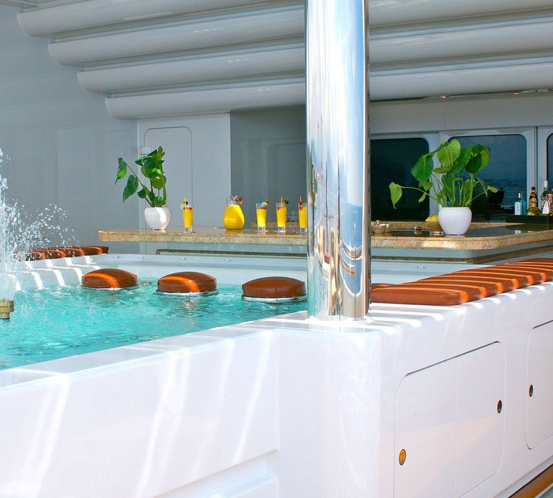 Wet Drinks Bar Aboard Yacht MARTHA ANN