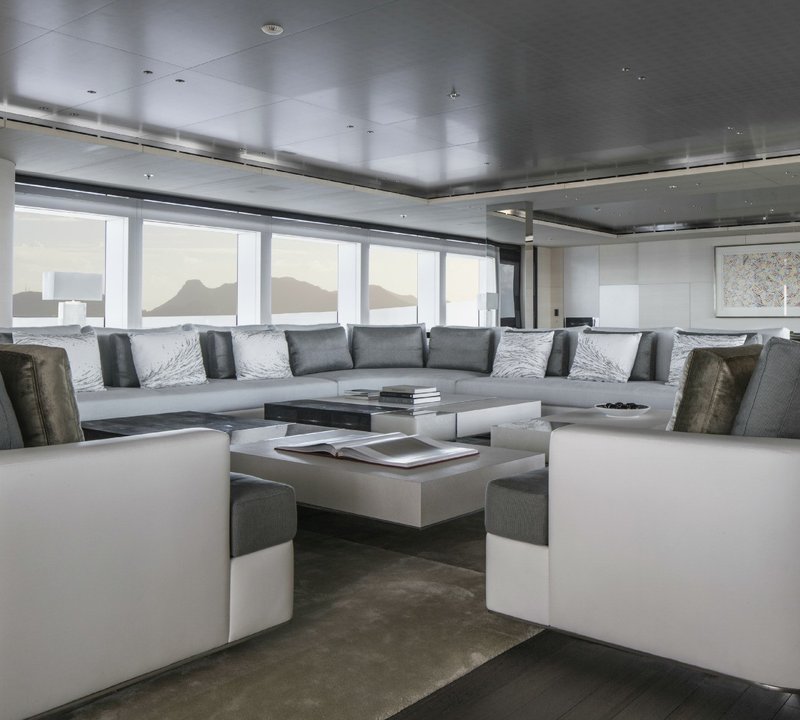 Another Aspect Of The Premier Saloon Aboard Yacht GRACE E