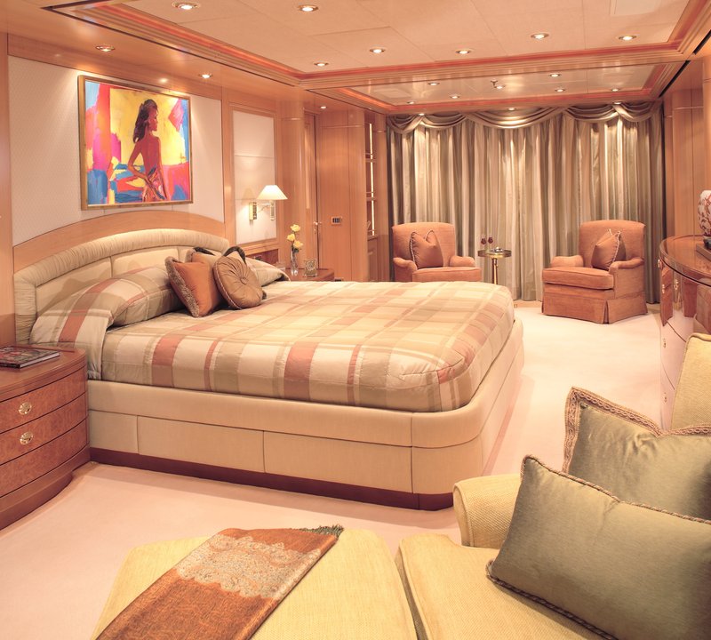 Main Master Cabin On Yacht LAUREL