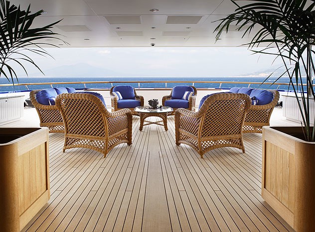 Top Deck Sitting On Yacht LAUREL