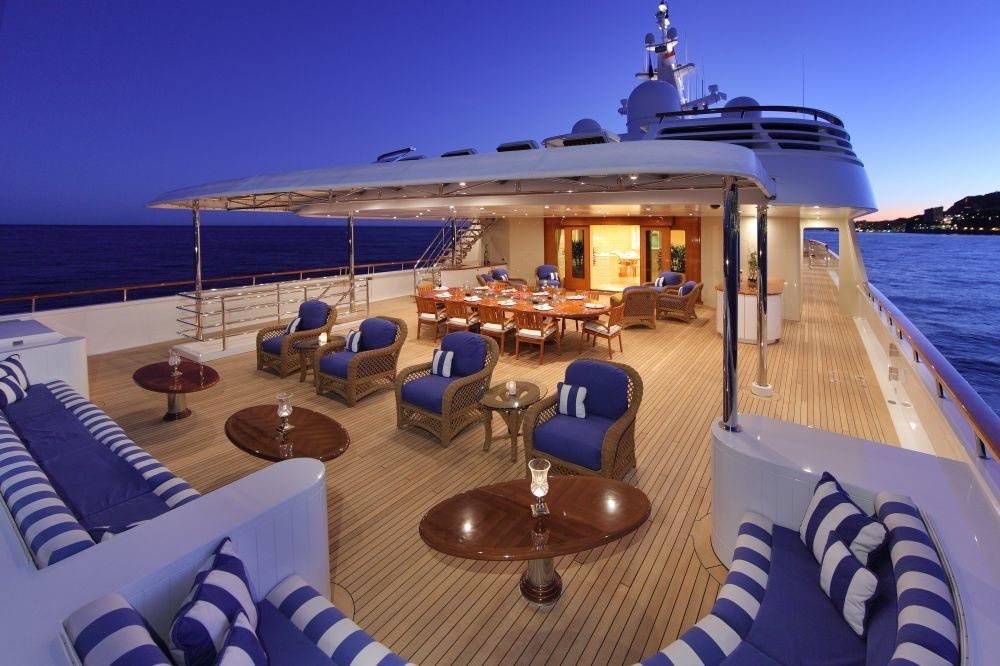 Sun Deck On Yacht LAUREL