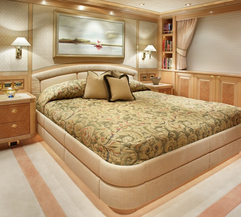 Neutralised: Yacht LAUREL's Guest's Cabin Pictured