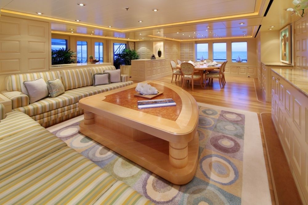 Sky Lounging Viewing Aft On Board Yacht LAUREL
