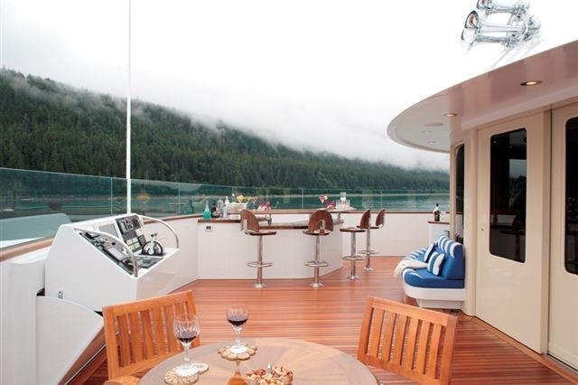 Bridgedeck Deck On Board Yacht LAUREL