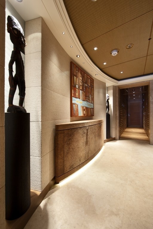 Aspect Along Hall On Board Yacht NAIA