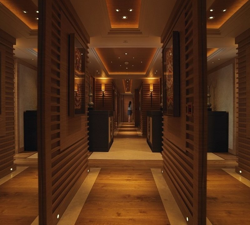 Evening: Yacht NAIA's Hallway Photograph