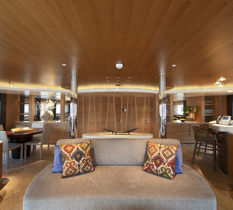 Sitting Zone: Yacht NAIA's Observance Lounging Photograph
