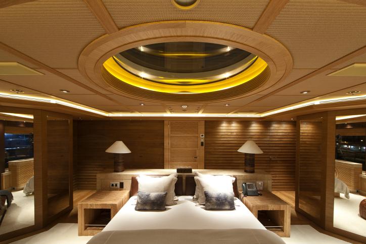 74m luxury motor yacht Pegaso Interior