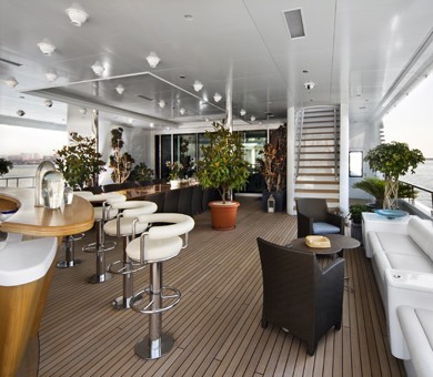 Drinks Bar On Board Yacht SAMAR