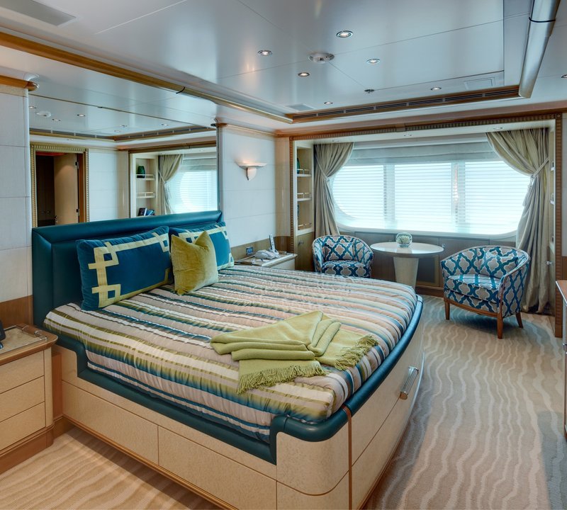 Guest's Cabin One Aboard Yacht PEGASUS VIII