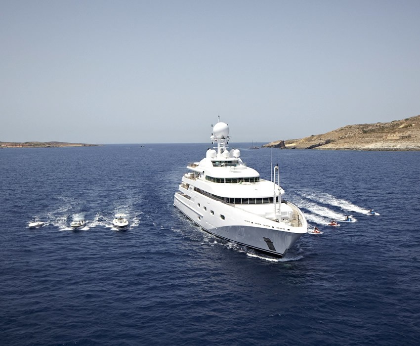 Cruising Including Ship's Tenders On Board Yacht PEGASUS VIII