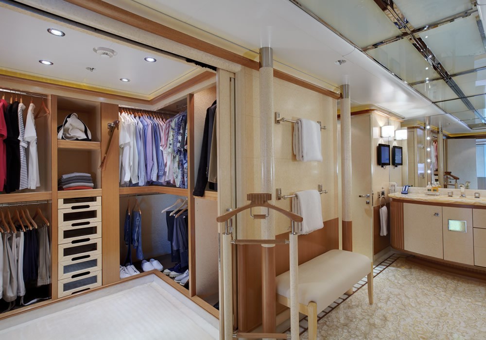 Walk In Dressing Aboard Yacht PEGASUS VIII