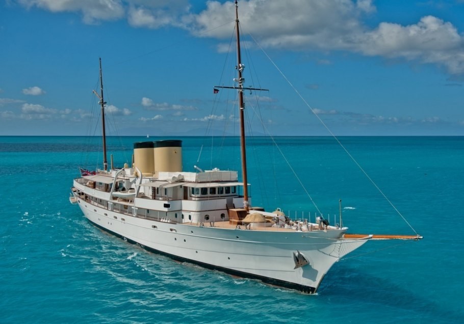 Forward Aspect Aboard Yacht TALITHA