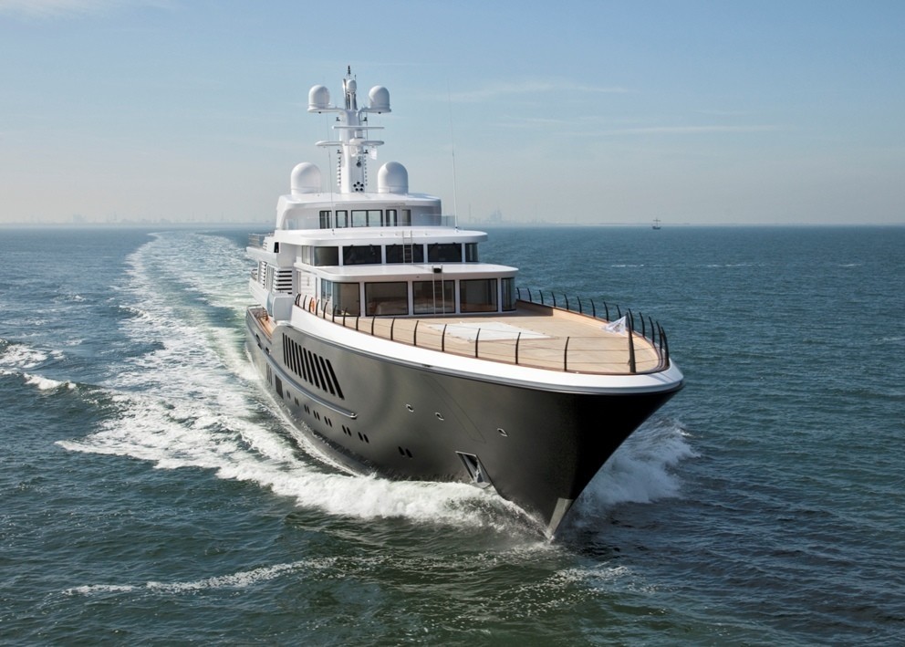 Forward Aspect: Yacht AIR's Cruising Pictured