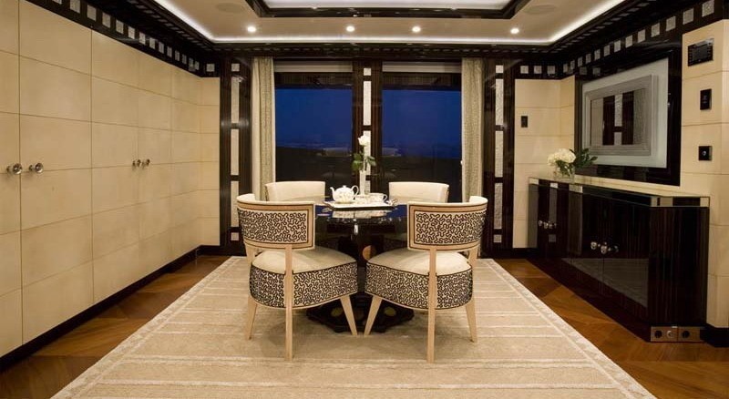 Personal Saloon On Yacht ALFA NERO