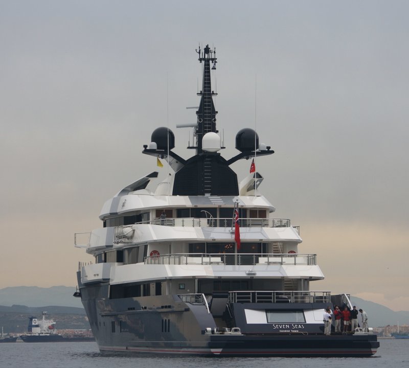 Aft Aspect On Board Yacht SEVEN SEAS