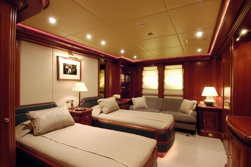 Twin Bed Cabin Aboard Yacht ATHENA