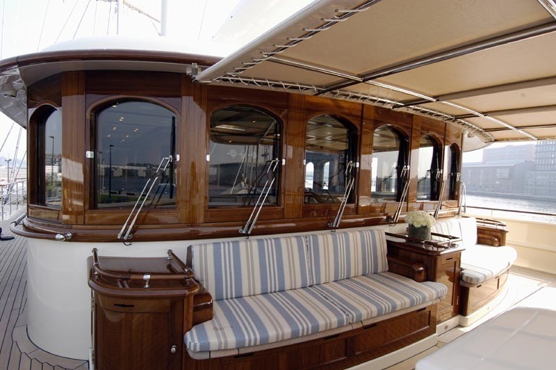 Sun Deck Aboard Yacht ATHENA