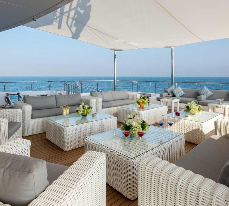 Sitting Zone Aboard Yacht MOONLIGHT II