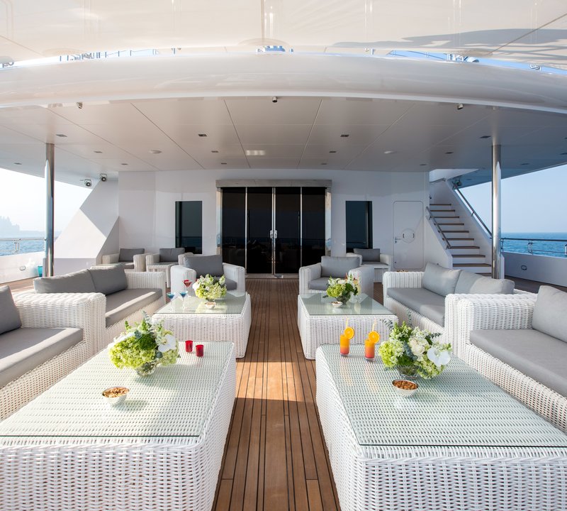 Bridgedeck Deck Aft On Yacht MOONLIGHT II