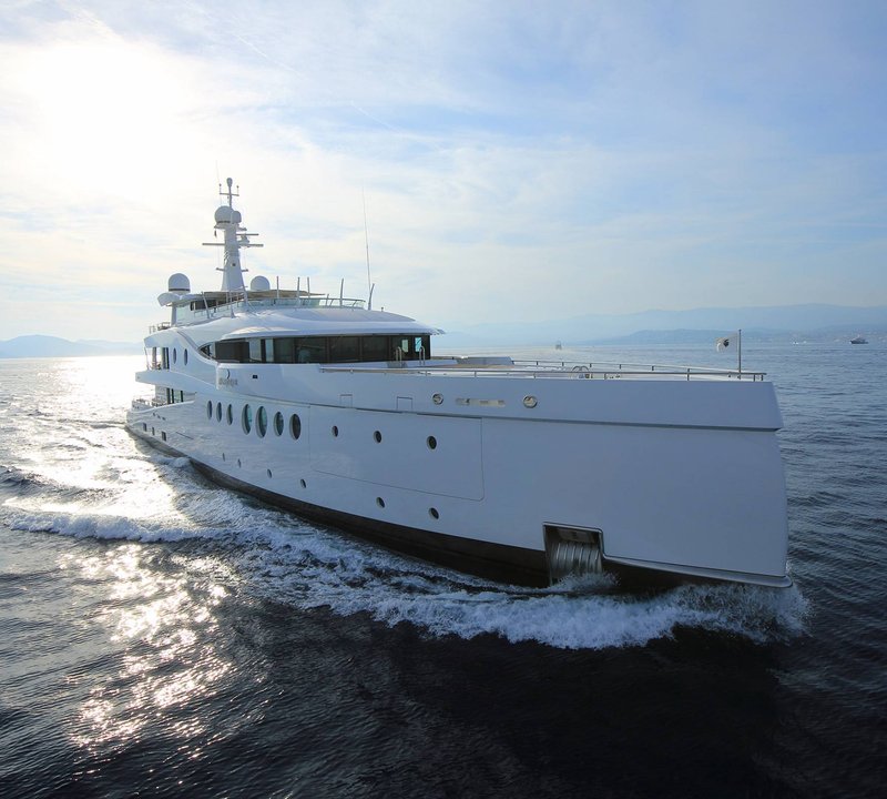 AMELS 199 Limited Edition Yacht - Bow Underway