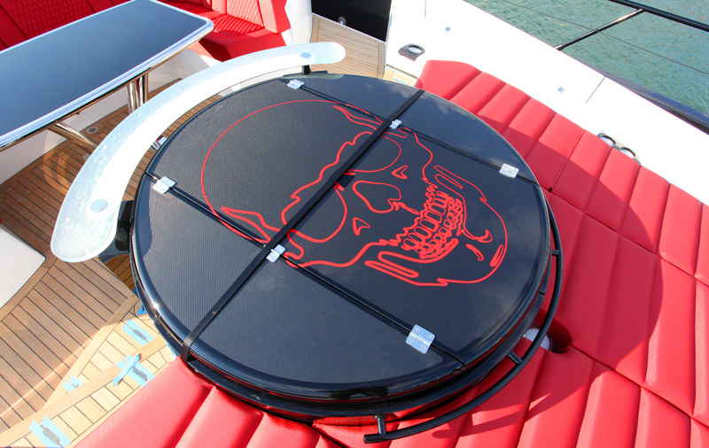 Aboard BLACK LEGEND Yacht