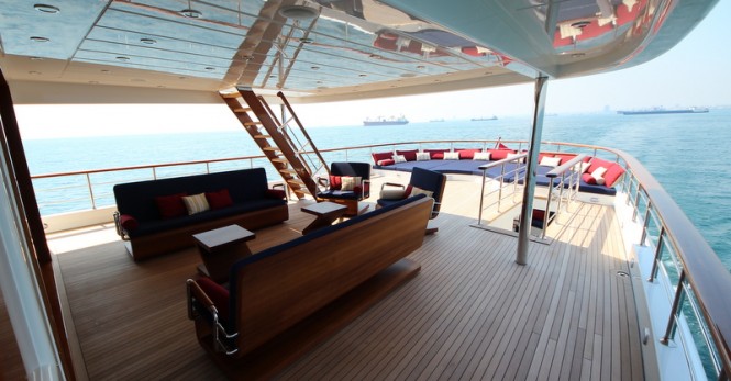 Aboard Bilgin motor yacht M&M