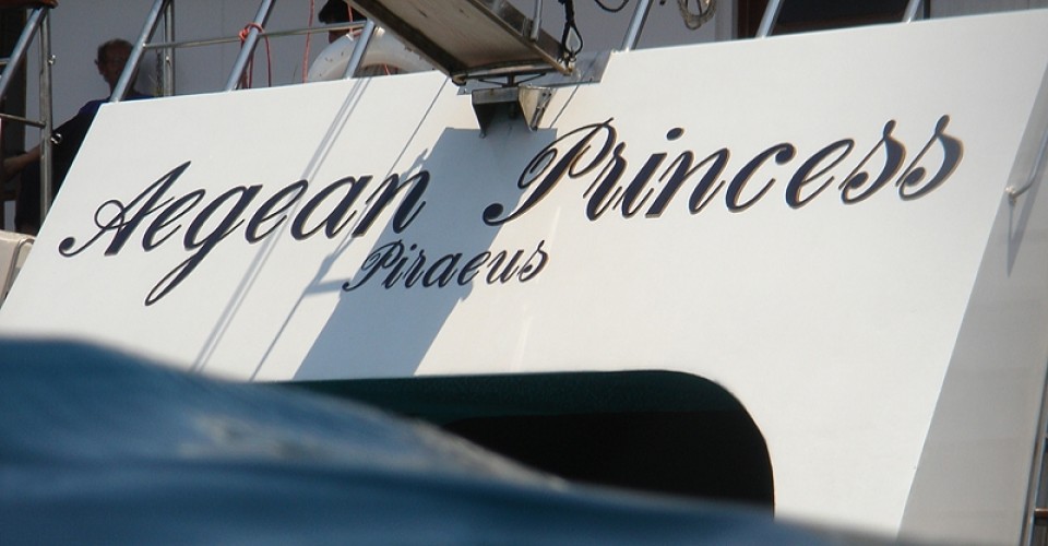 Aegean Princess Lettering