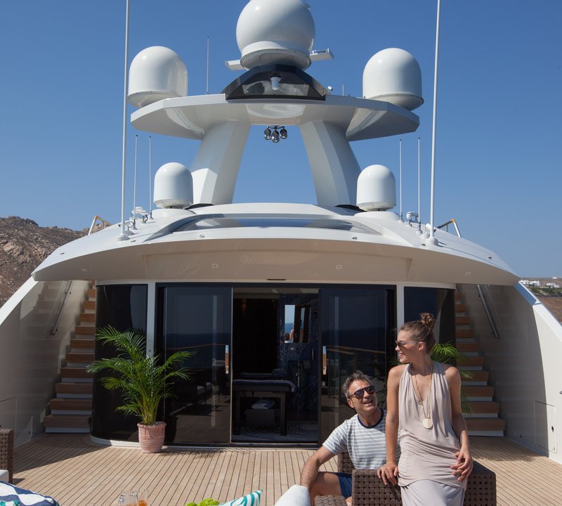 Aft Fly Deck Solarium Area On The Sun Deck