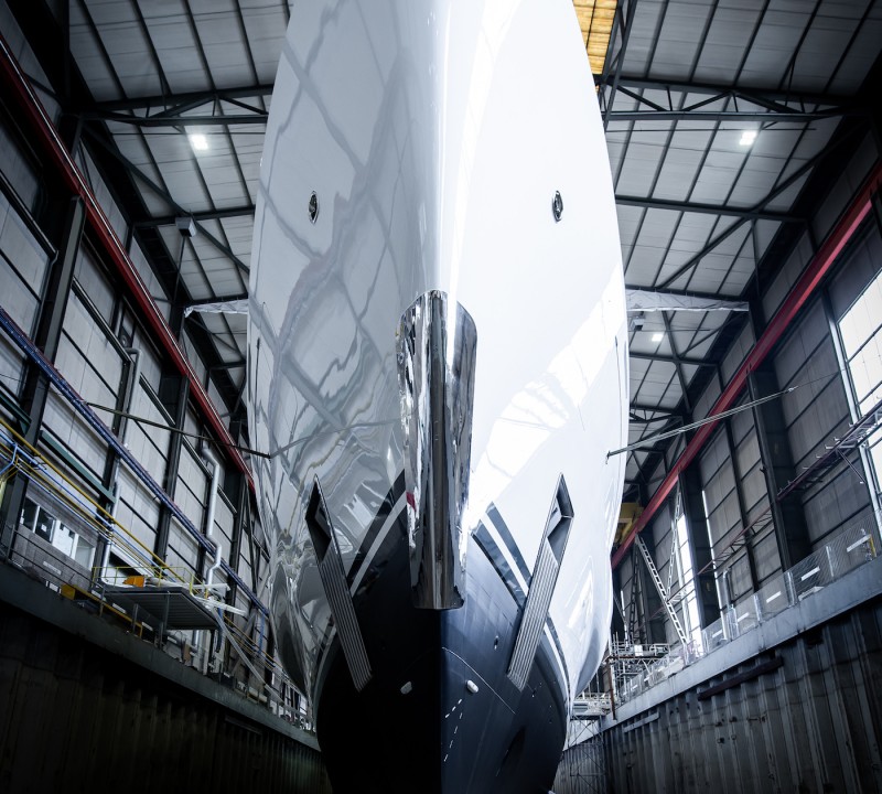 Amels 78-metre Full Custom Getting Ready To Float