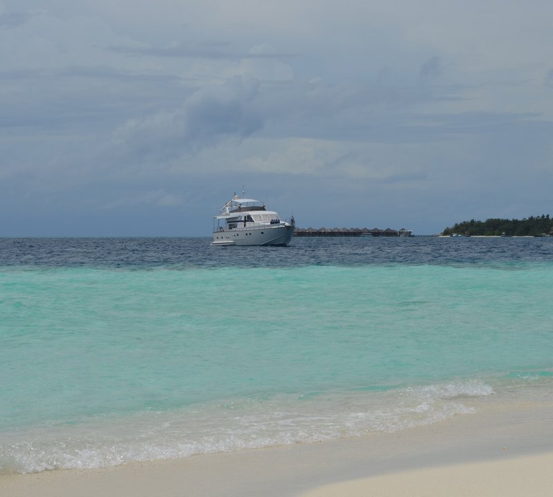 Anchored Off The Beach